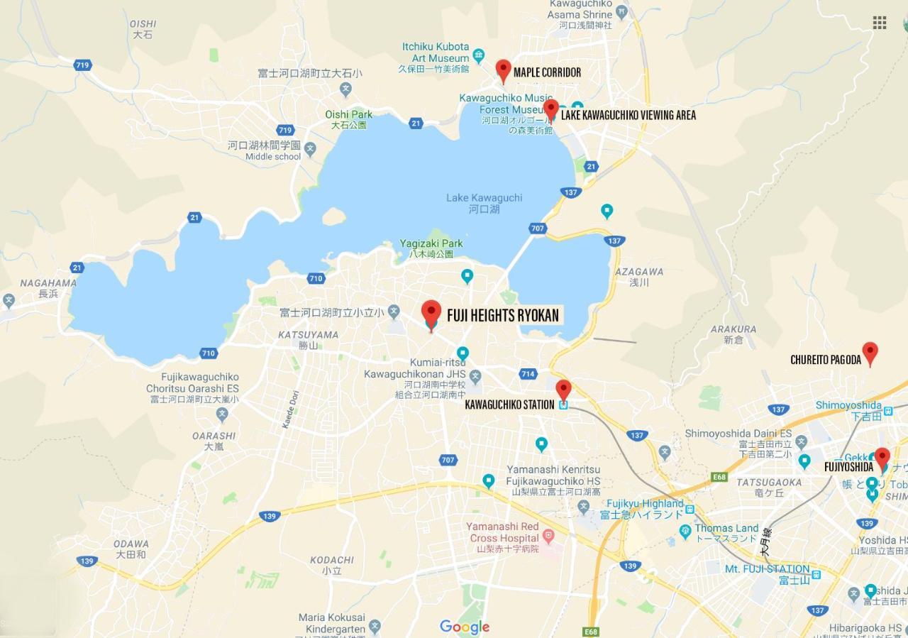旅館富士ハイツ 富士河口湖町 エクステリア 写真
